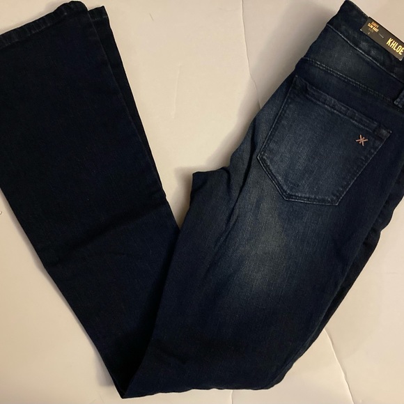 NWT Kardashian Khloe curvy slim bootcut size 4 jeans 33” inseam - Picture 5 of 5